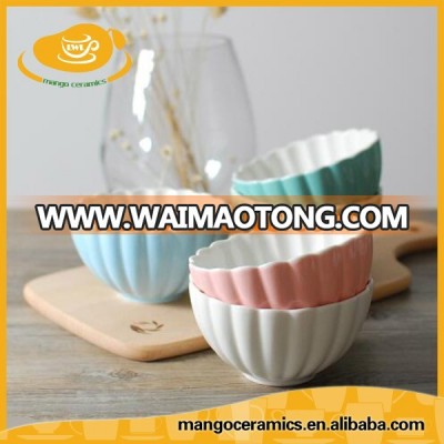 Wholesale creative new bone china ceramic salad bowl